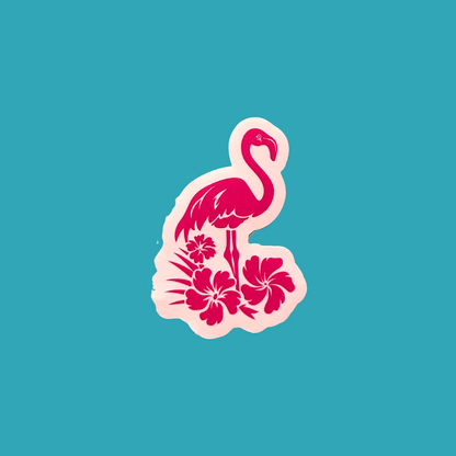 Flamingo Stickers, Be Flamazing, Party Like a Flock Star, Let's Flamingo Sticker