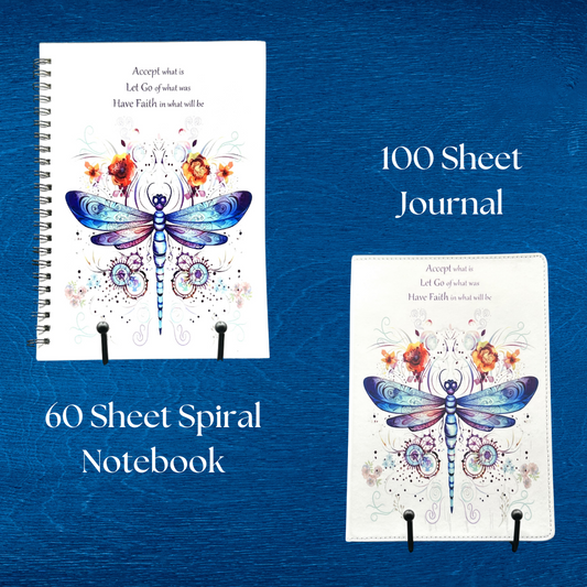 Dragonfly Inspiration Journal or Notebook