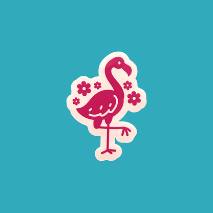 Flamingo Stickers, Be Flamazing, Party Like a Flock Star, Let's Flamingo Sticker