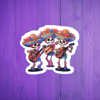 Day of the Dead, Candy Skulls Stickers