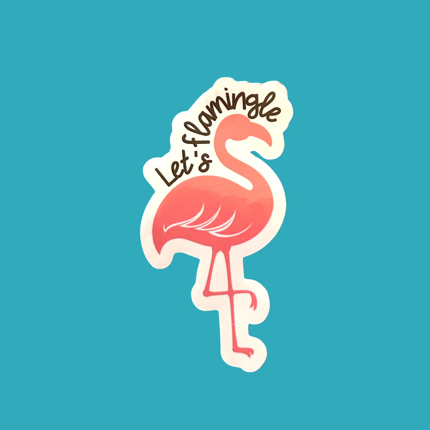 Flamingo Stickers, Be Flamazing, Party Like a Flock Star, Let's Flamingo Sticker