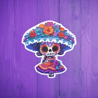 Day of the Dead, Candy Skulls Stickers