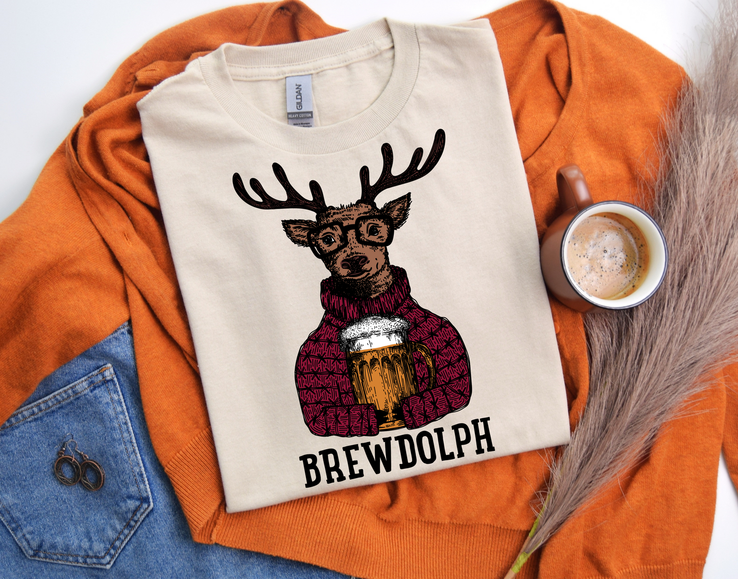 Brewdolph Short Sleeve Tee Shirt