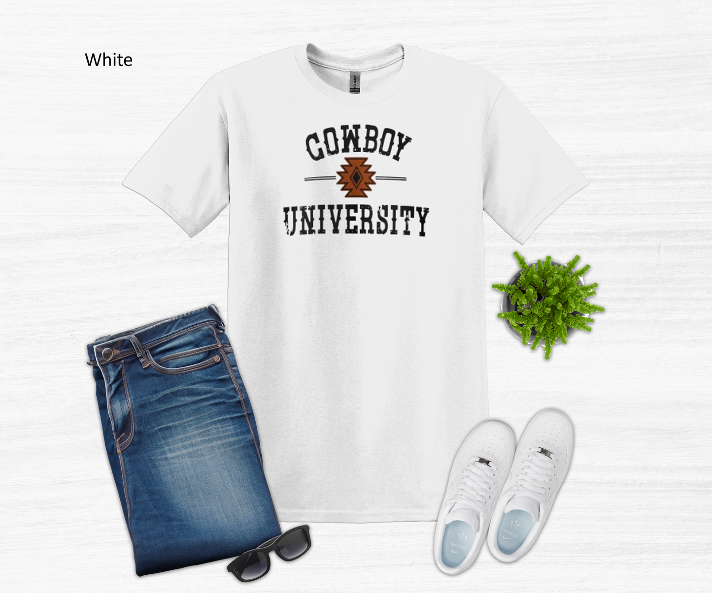 Cowboy University Short Sleeve Tee Shirt