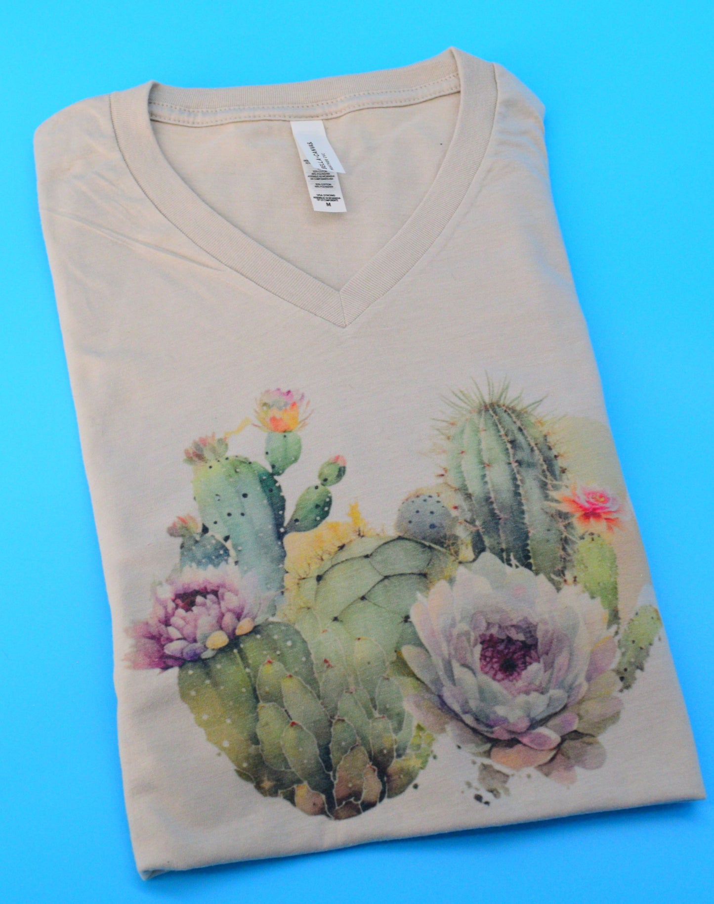 Colorful Purple Cactus T-Shirt