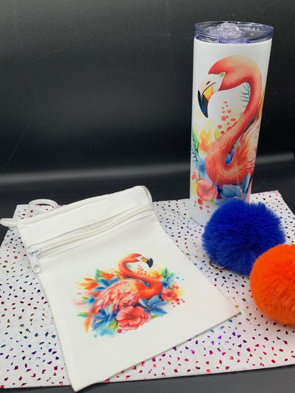 Watercolors Flamingo Moxie Box