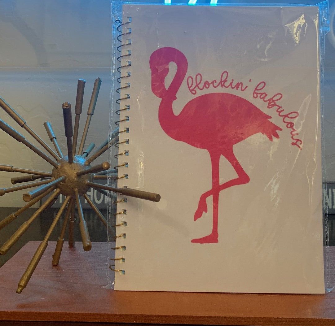 Flocking Fabulous Flamingo Notebook