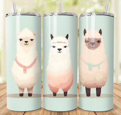 Llama, Llama, Llama Stainless Steel Tumbler