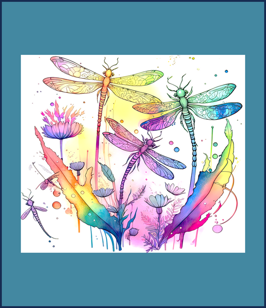 Tote Bag - Watercolor Dragonflies