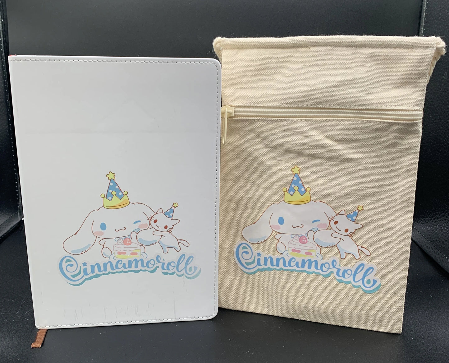 Cinnamon Roll Kawaii Puppy Gift Box Collection Water Bottle Journal Crossbody Bag Stickers