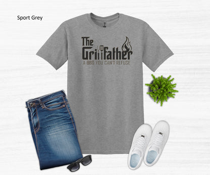 The Grillfather, Father's Day Shirt, BBQ Shirt for Dad