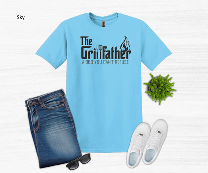 The Grillfather, Father's Day Shirt, BBQ Shirt for Dad