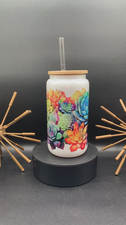 Shimmer Glass Beer Can